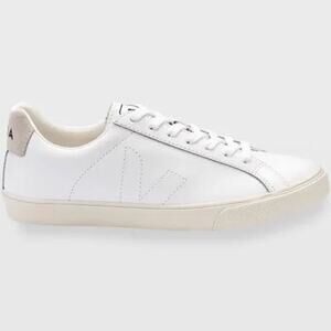 Veja Campo Shoes Womens 6 White Leather Tennis Low Top Lace Up Sneakers T2A